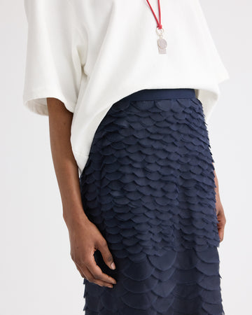 TWP Midnight Everlasting Love Skirt in Silk Organza view 4