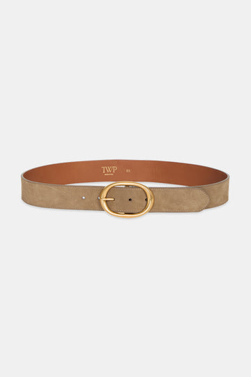 Wide Belt in Suede