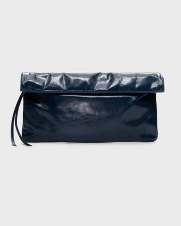 TWP Denim North Moore St Bag in Shiny Crinkle Leather view 1
