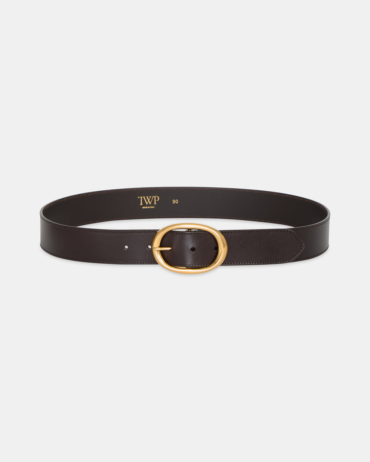 Dakota Wide Belt in Vachetta Leather | TWP