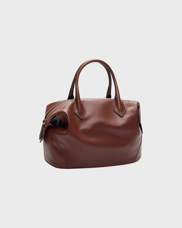TWP Cognac Small Howard Bag in Leather view 1