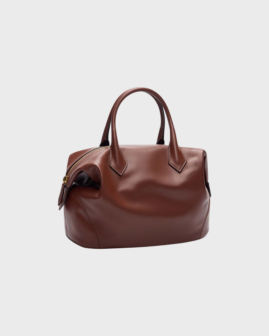 TWP Cognac Small Howard Bag in Leather view 1