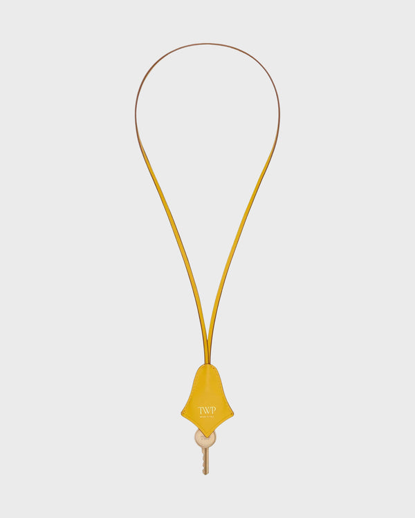 TWP Soliel Key Necklace in Leather view 1