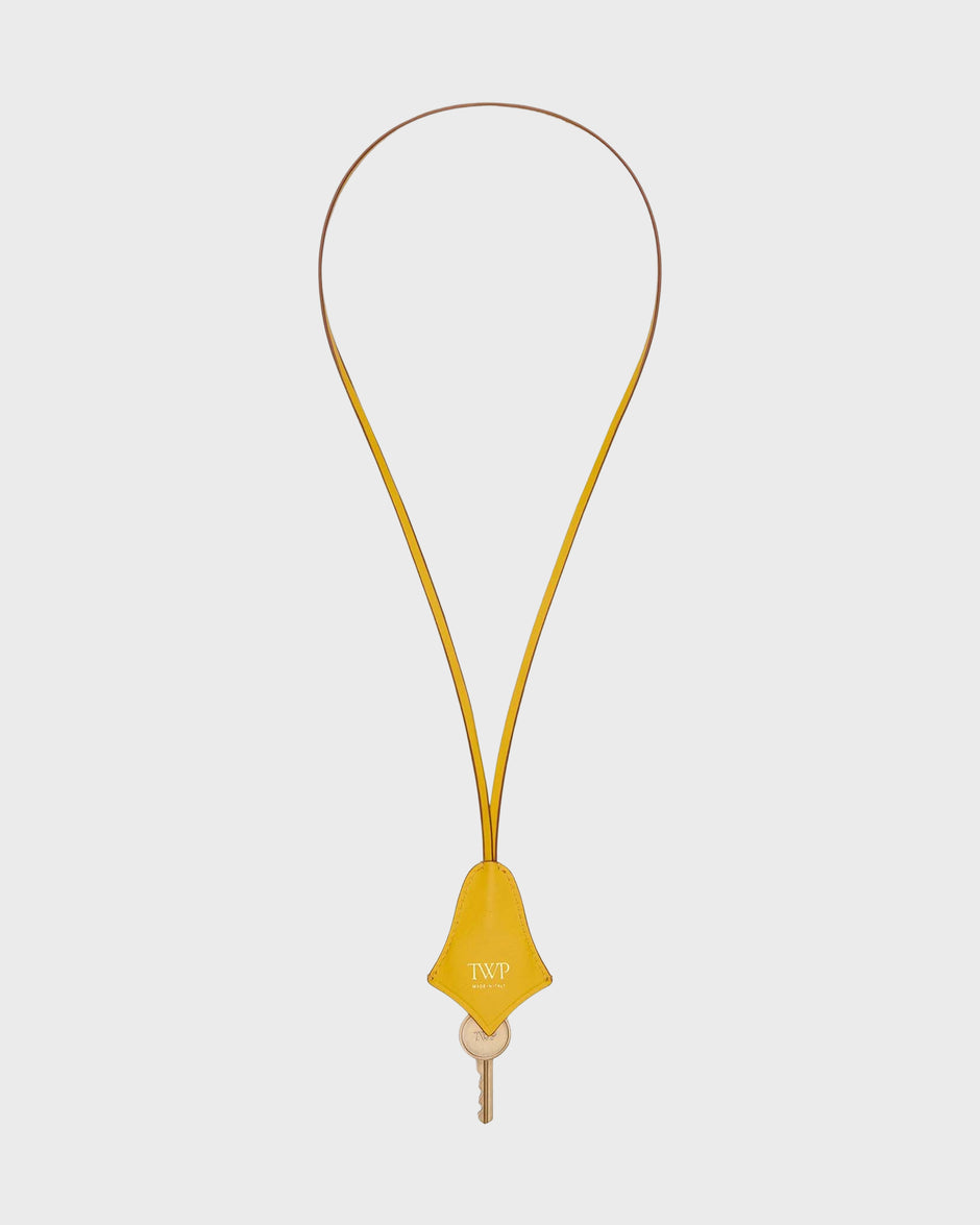 TWP Soliel Key Necklace in Leather view 1