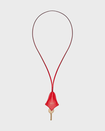 TWP Parrot Key Necklace in Leather view 1