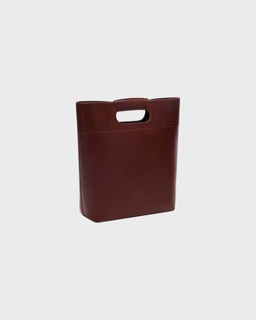 TWP Cognac Small Bucket Bag in Leather view 1
