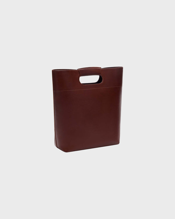TWP Cognac Small Bucket Bag in Leather view 1