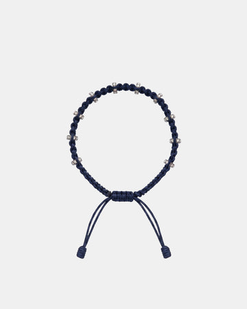 TWP Blue Blue Thread Bracelet x Single Silver Regular Full Size Roundel view 1