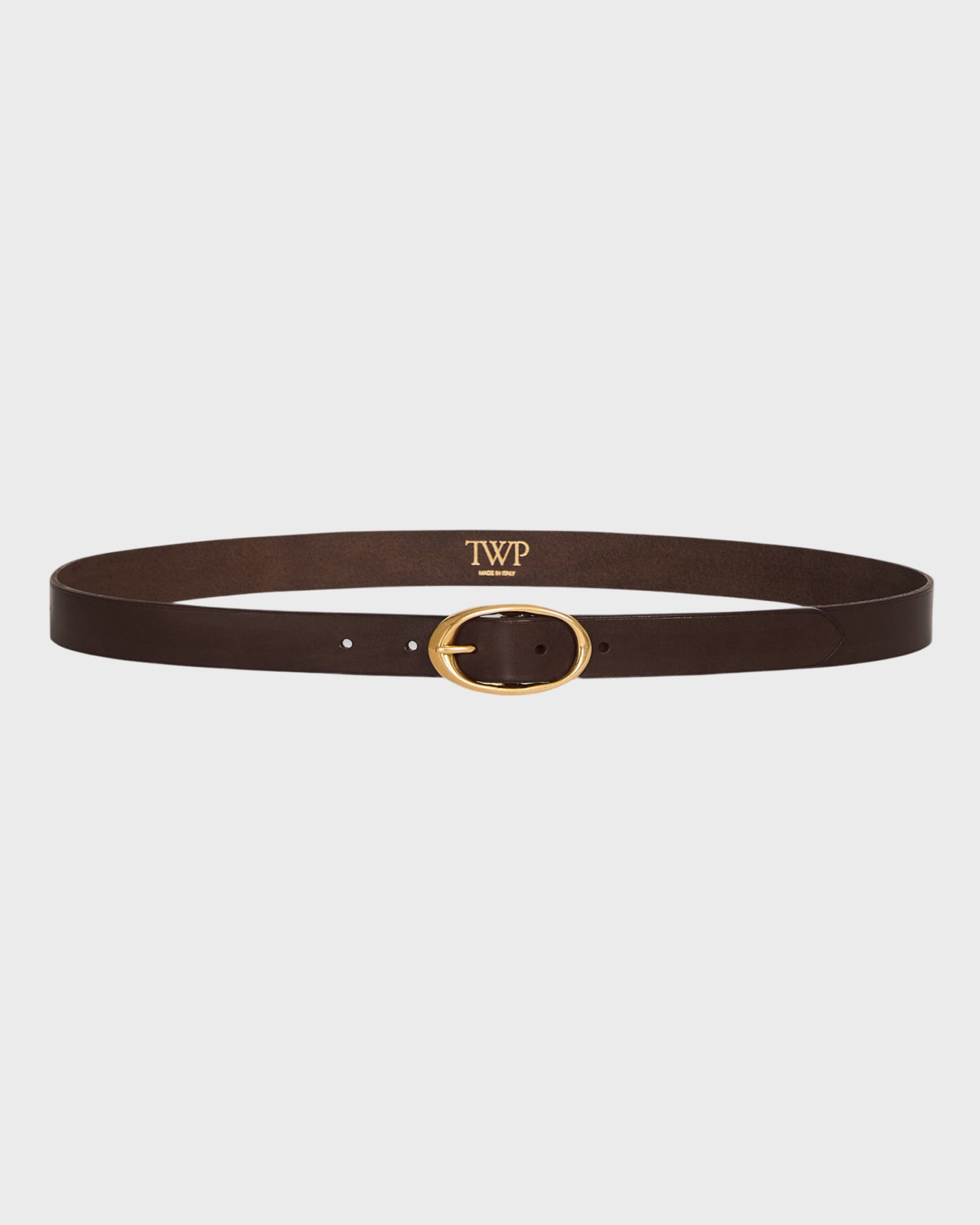 TWP Dakota Narrow Belt in Vachetta Leather view 1