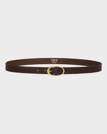 TWP Dakota Narrow Belt in Vachetta Leather view 1