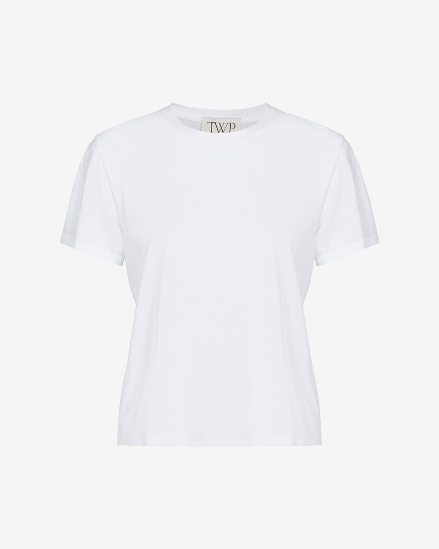 TWP White His Tee in Supima Cotton view 1