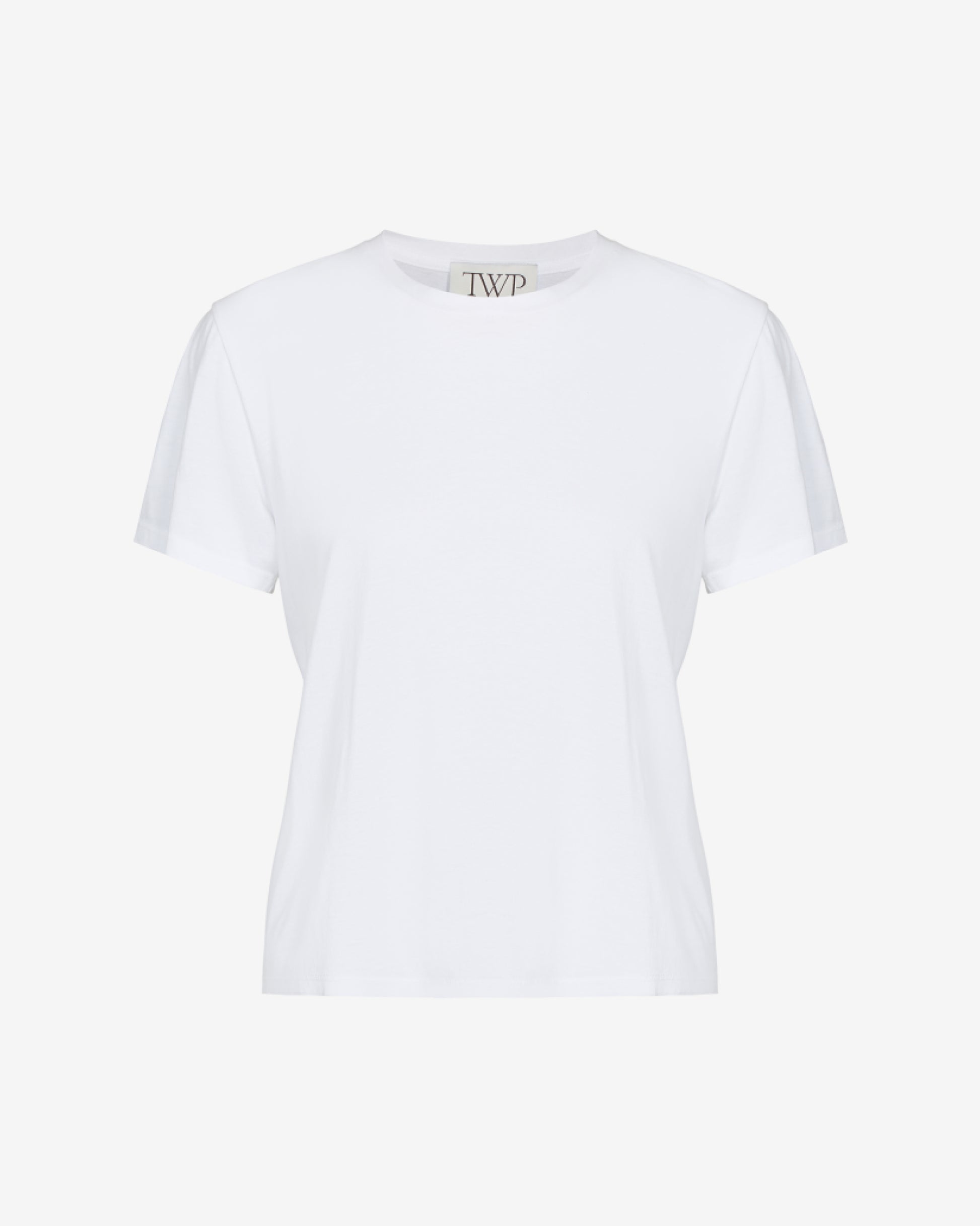 TWP White His Tee in Supima Cotton view 7