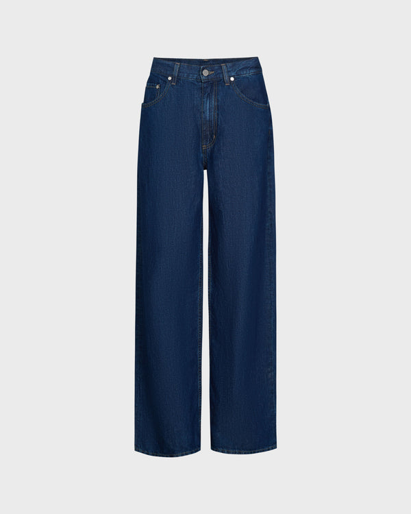 TWP Dark stone Song Sung Blue Jean in Linen Cotton Denim view 6