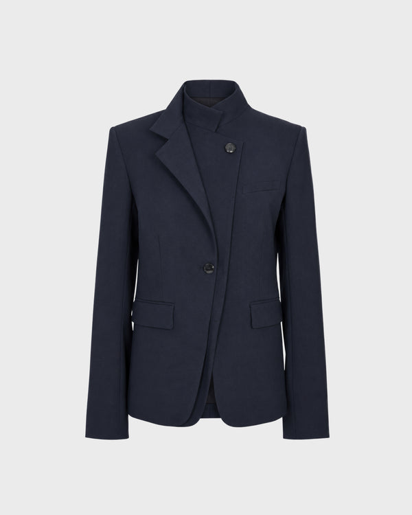 TWP Midnight The Double Take Blazer in Soft Finish Stretch Wool view 6