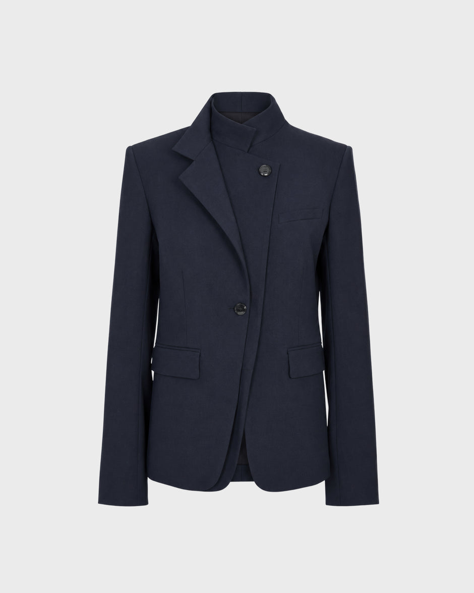 TWP Midnight The Double Take Blazer in Soft Finish Stretch Wool view 1