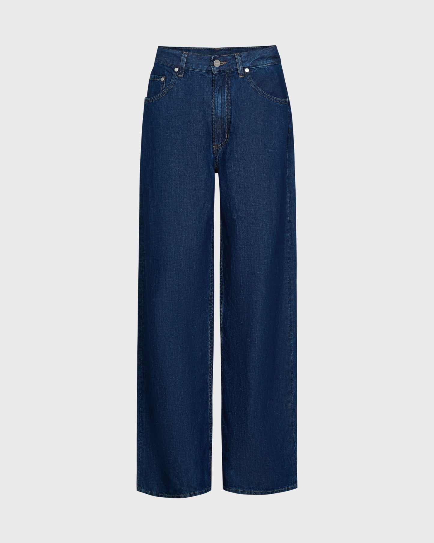 TWP Dark stone Song Sung Blue Jean in Linen Cotton Denim view 1