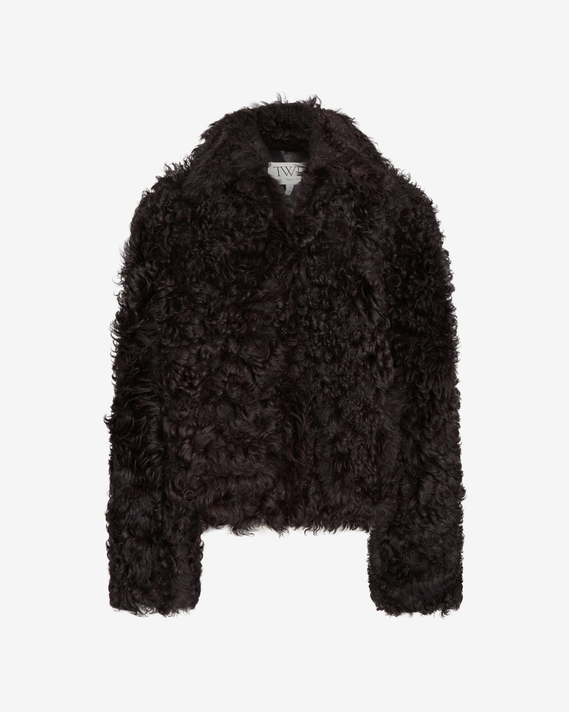 TWP After dark Sylvia Jacket in Curly Hair Shearling view 8