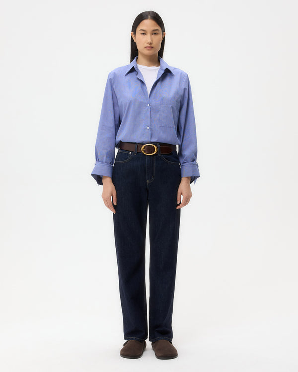 TWP Indigo resin Kent St in Denim view 6
