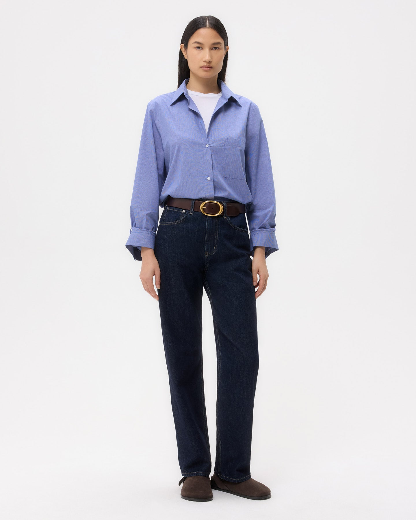 TWP Indigo resin Kent St in Denim view 2