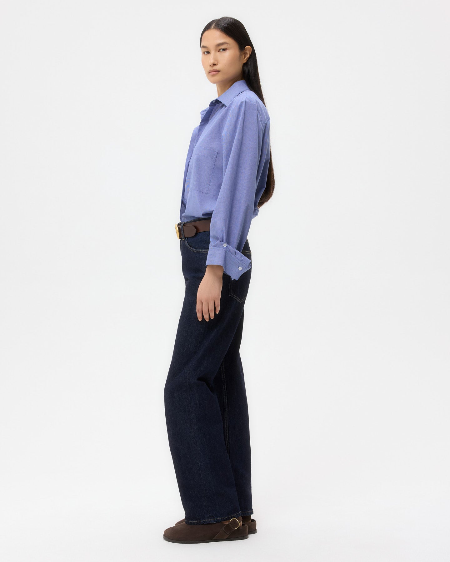 TWP Indigo resin Kent St in Denim view 4