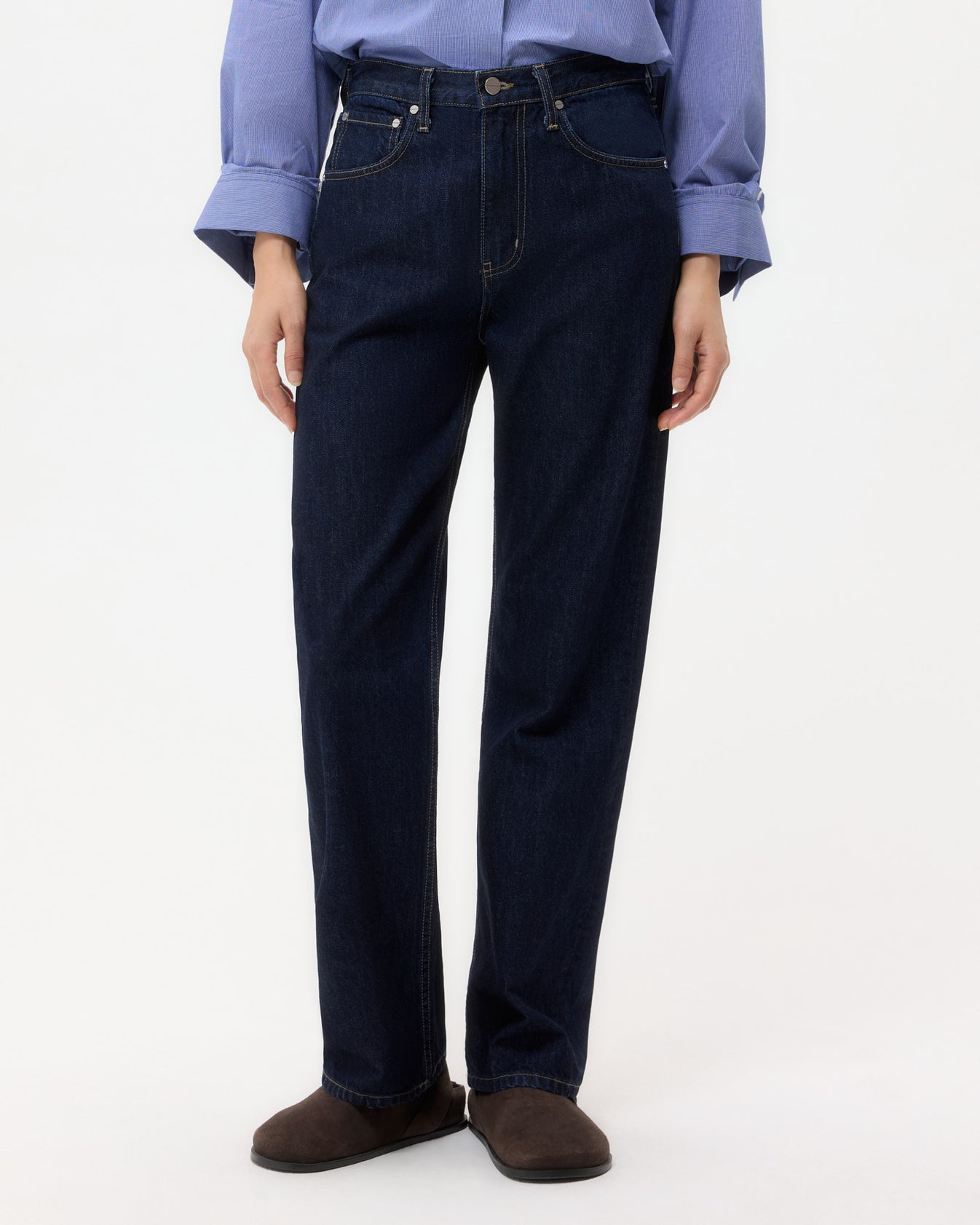 TWP Indigo resin Kent St in Denim view 1