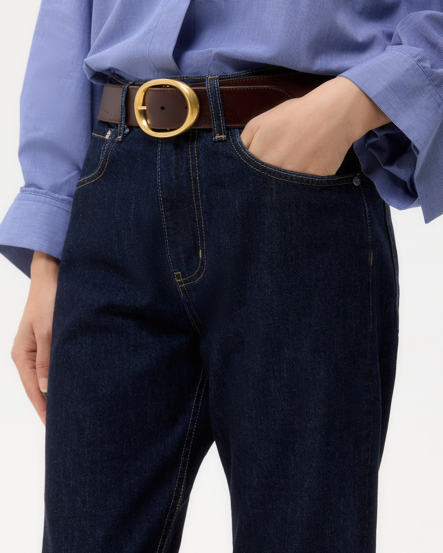 TWP Indigo resin Kent St in Denim view 3