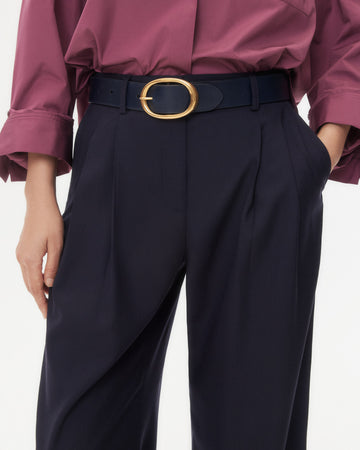 TWP Midnight Sulli Pant in Micro Herringbone Suiting view 2