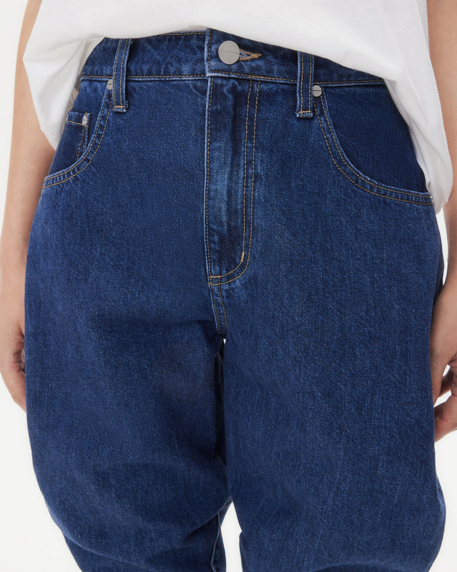 TWP Dark stone Jodhpur in Denim view 2