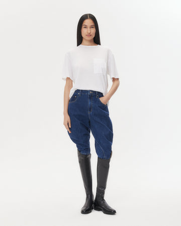TWP Dark stone Jodhpur in Denim view 4