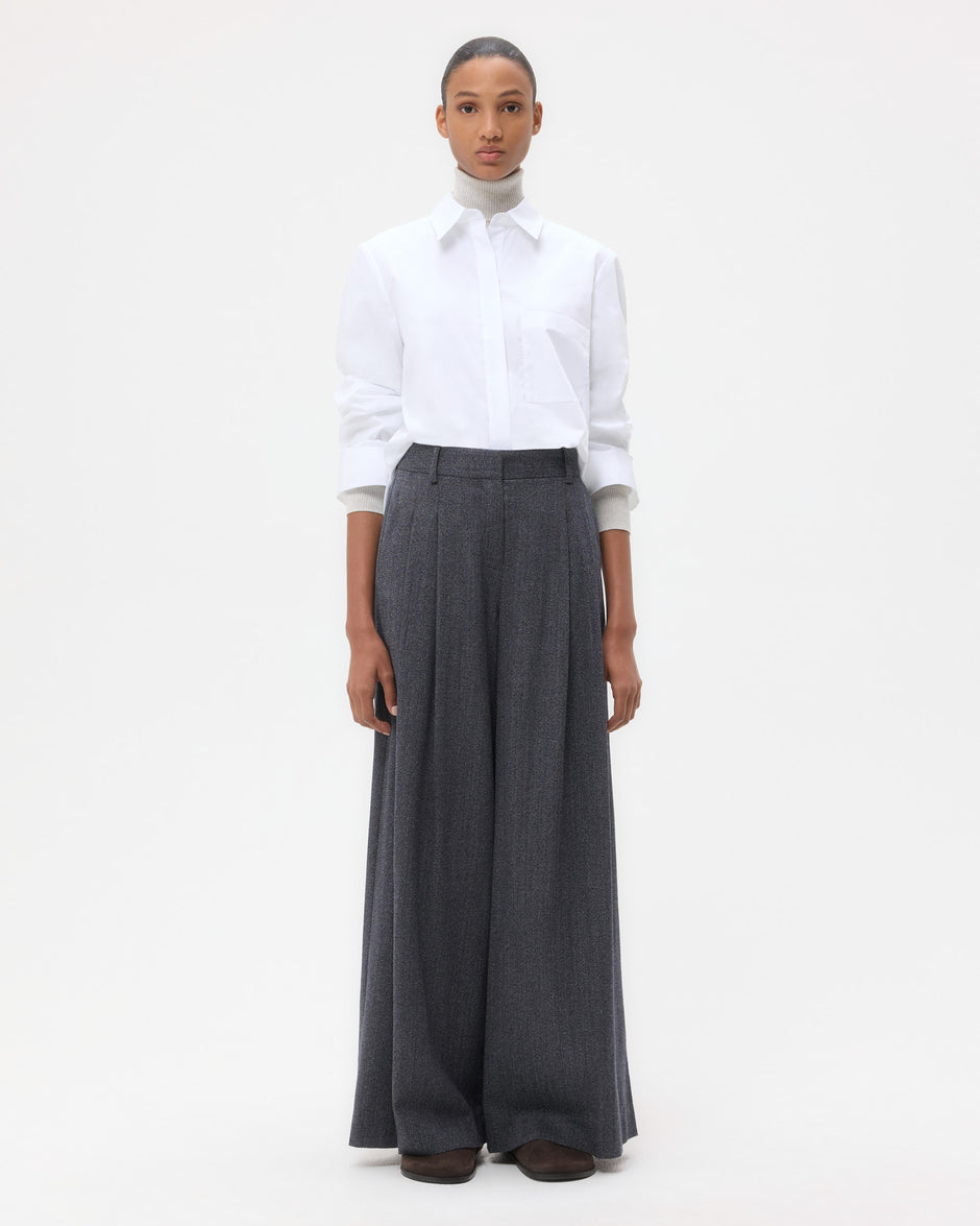 TWP Midnight melange Next Didi in Stretch Wool view 6