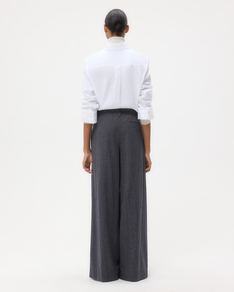 TWP Midnight melange Next Didi in Stretch Wool view 5
