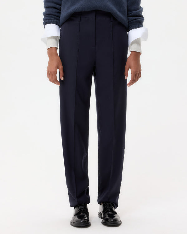 TWP Midnight Harrison Pant in Stretch Wool view 2