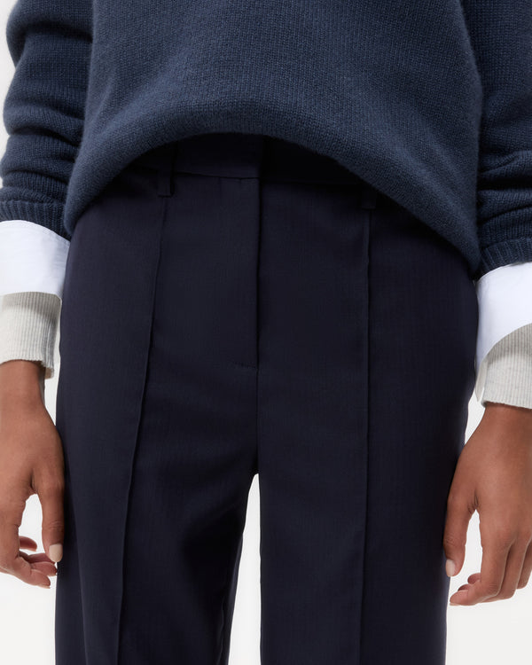 TWP Midnight Harrison Pant in Stretch Wool view 3