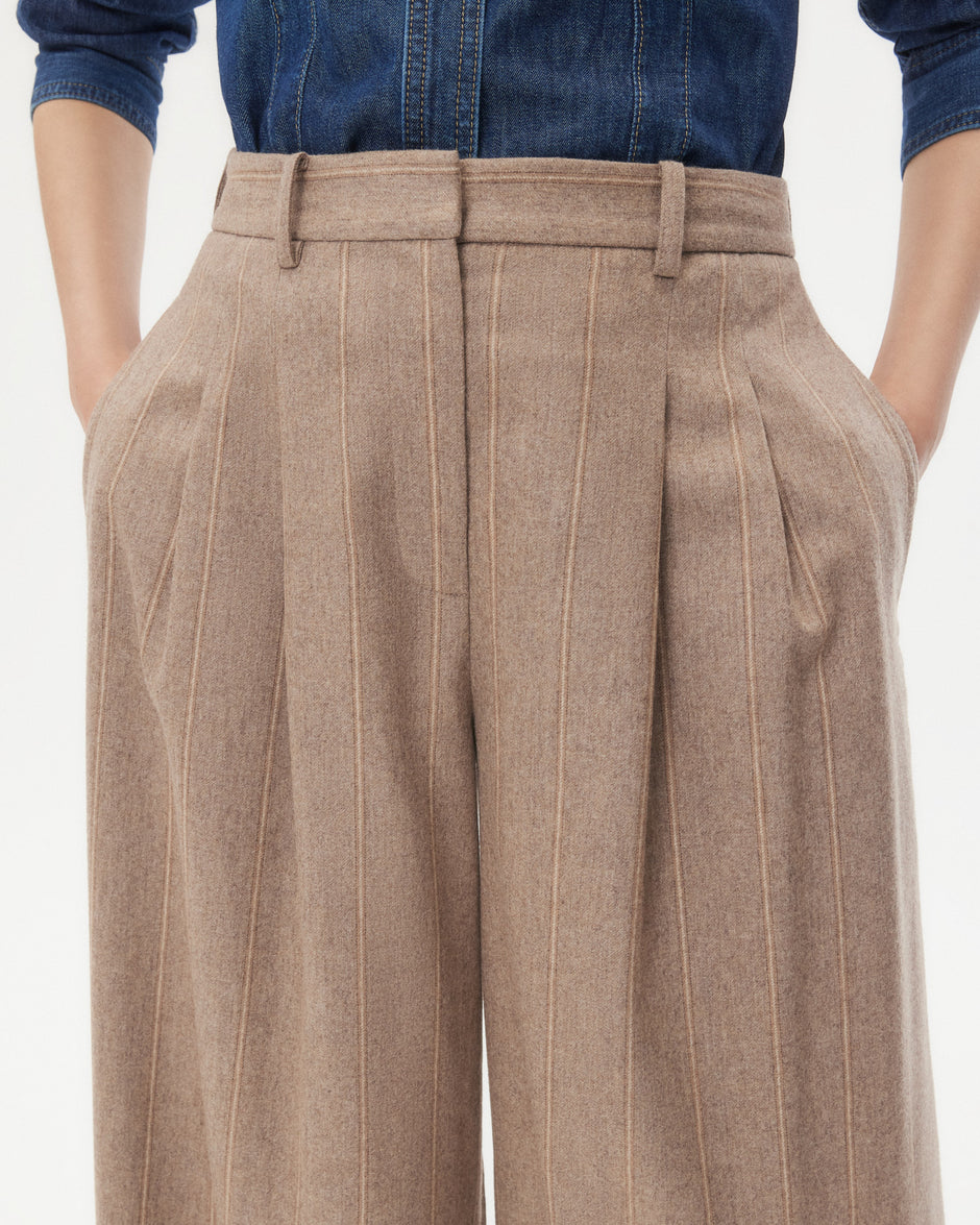 TWP Timber wolf mult Avery Pant in Stretch Wool view 1