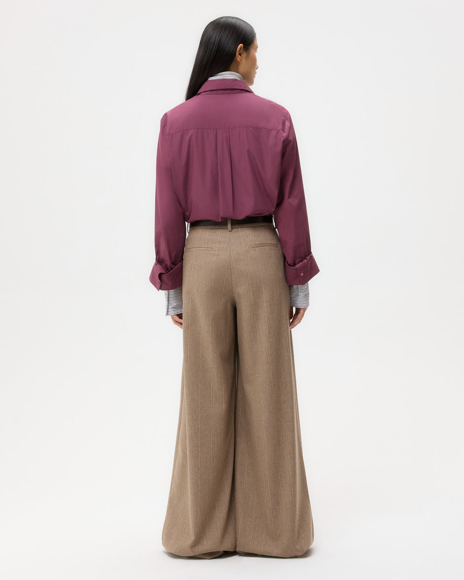 TWP Timber wolf mult Avery Pant in Stretch Wool view 6