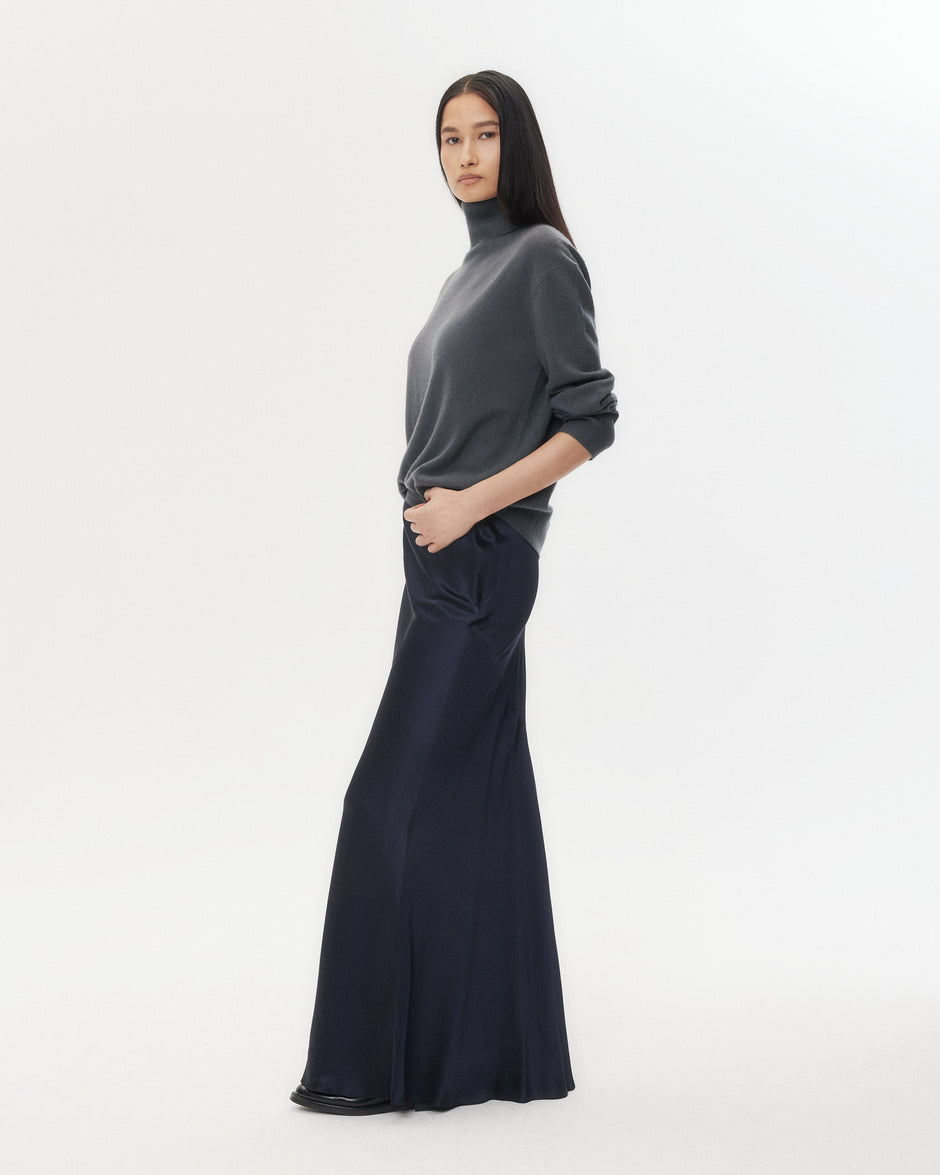TWP Night sky My Endless Love Skirt in Hammered Viscose SatIn view 2