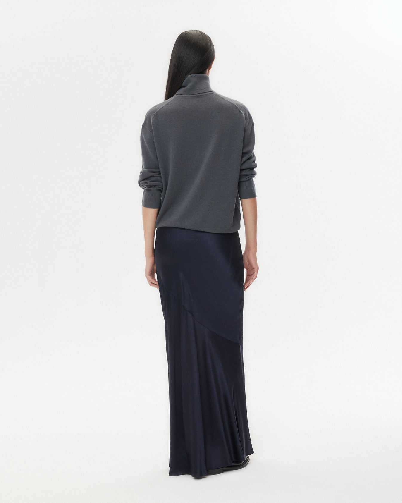 TWP Night sky My Endless Love Skirt in Hammered Viscose SatIn view 4