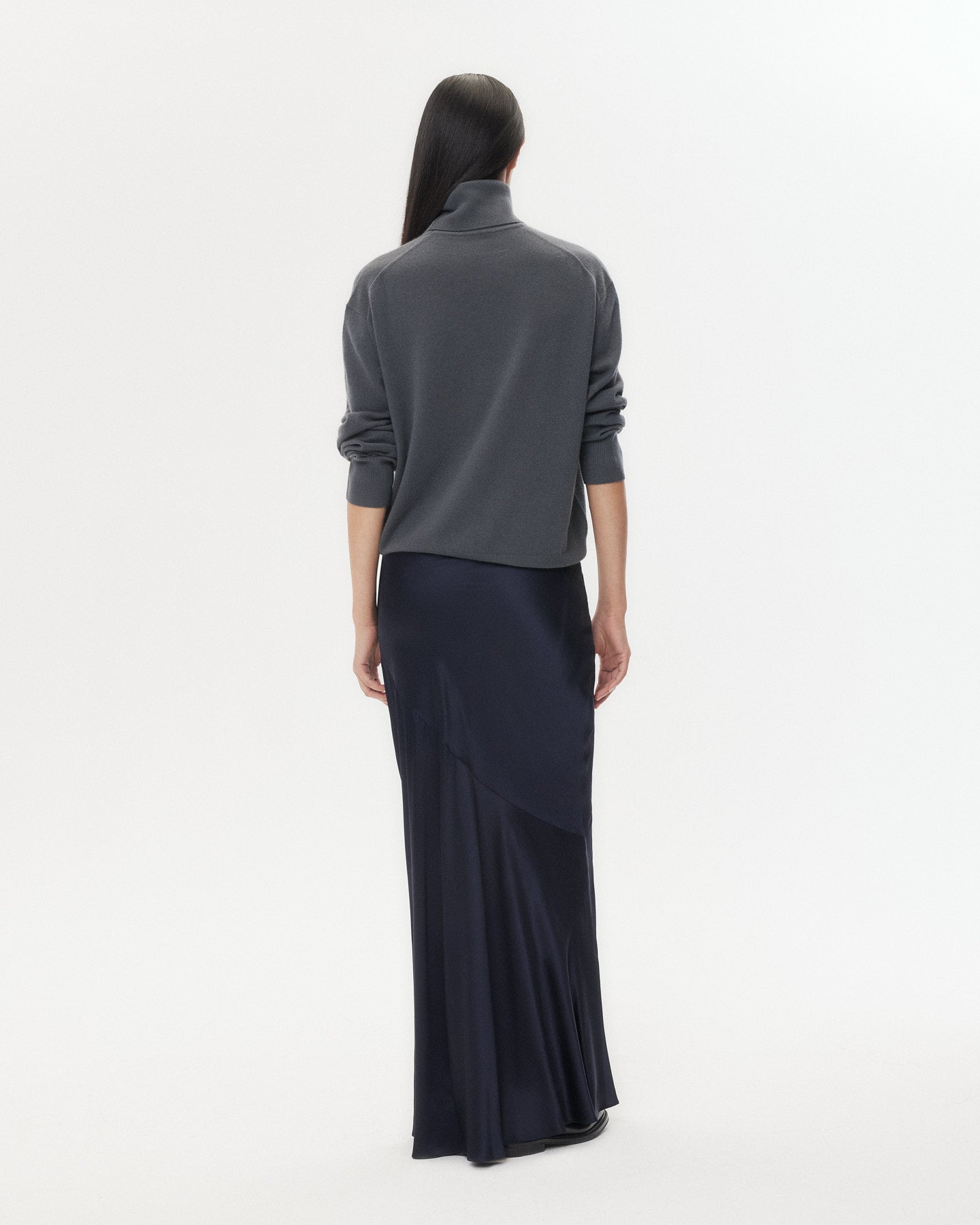 TWP Night sky My Endless Love Skirt in Hammered Viscose SatIn view 4