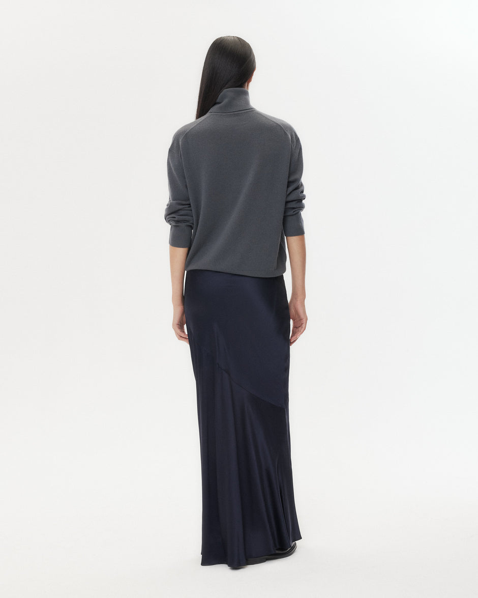 TWP Night sky My Endless Love Skirt in Hammered Viscose SatIn view 4