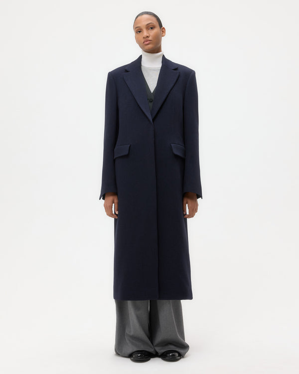 TWP Midnight Mattie Coat in Wool Twill view 2