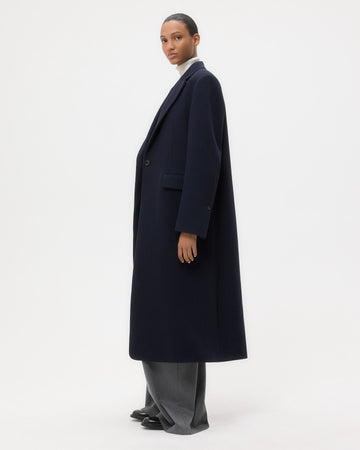 TWP Midnight Mattie Coat in Wool Twill view 4