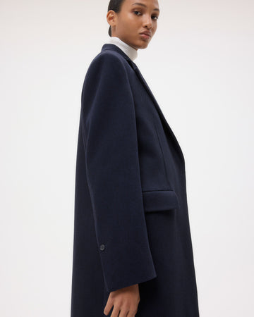 TWP Midnight Mattie Coat in Wool Twill view 3