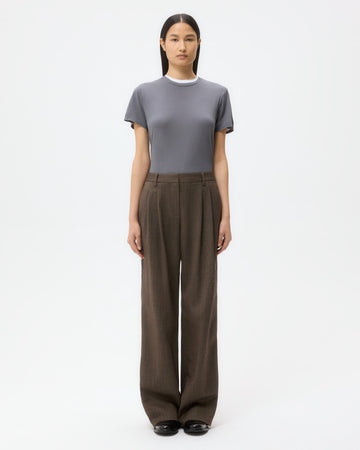 TWP Charcoal His Tee in Supima Cotton view 6