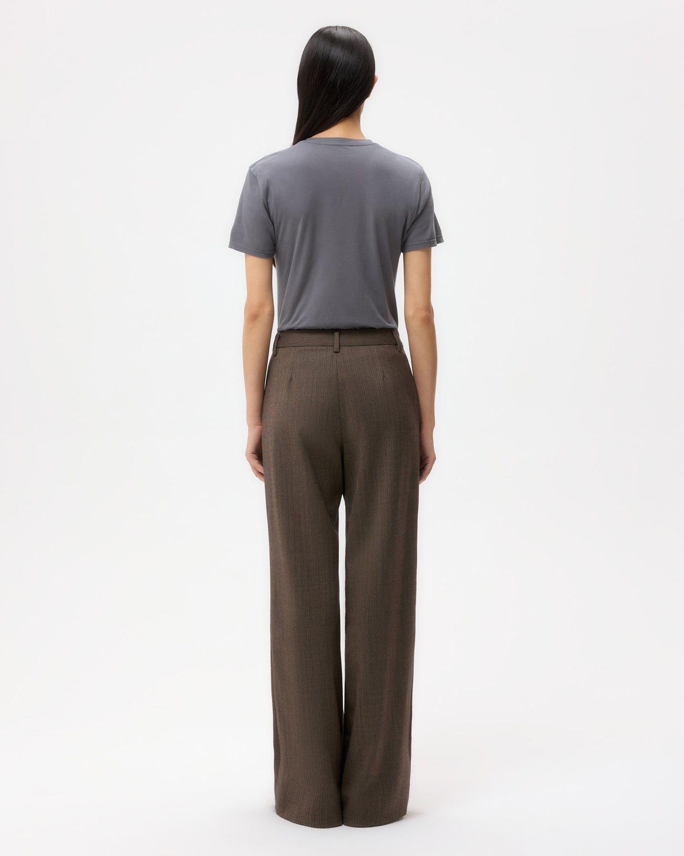 TWP Charcoal His Tee in Supima Cotton view 5