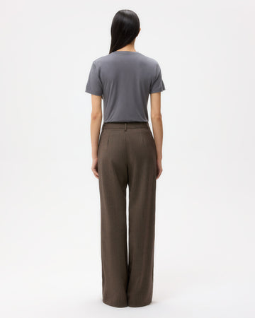TWP Charcoal His Tee in Supima Cotton view 5