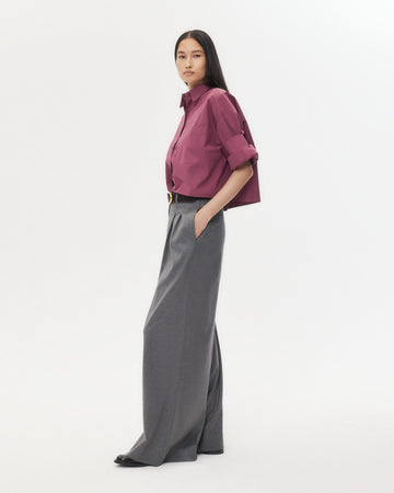 TWP Crushed violets Next Ex Shirt in Super Compact Poplin view 4