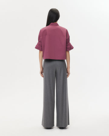 TWP Crushed violets Next Ex Shirt in Super Compact Poplin view 5