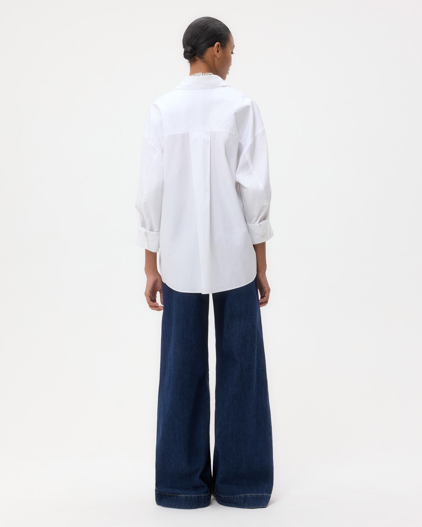 TWP White New Earl in Super Compact Poplin view 4