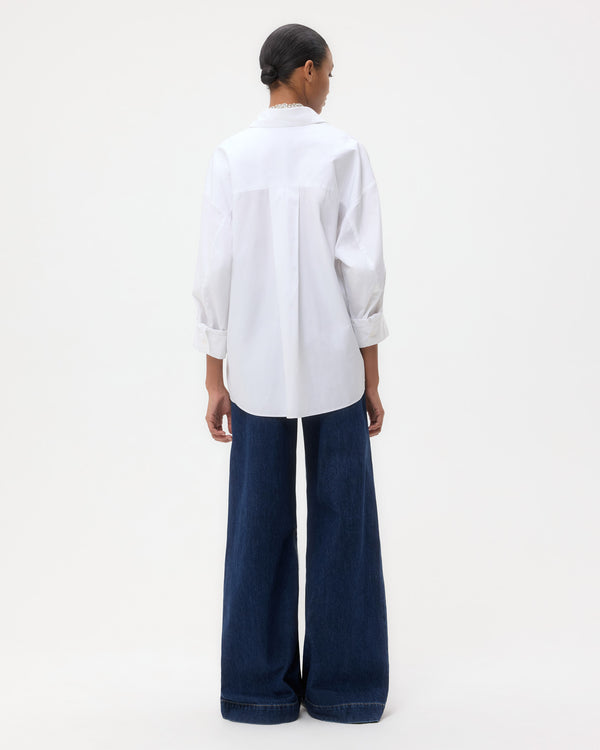 TWP White New Earl in Super Compact Poplin view 4