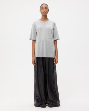 TWP Charcoal Big Boy Tee in Supima Cotton view 6